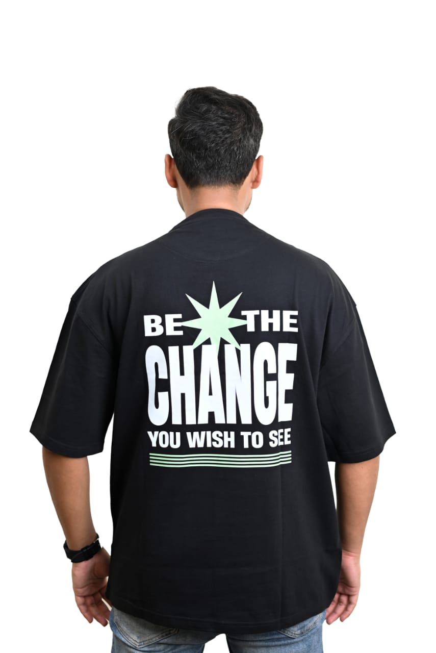 Black Oversized Premium  T-Shirt