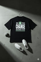 Black Oversized Premium  T-Shirt